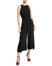 Joie Mairead Sleeveless Split-Leg Jumpsuit at Neiman Marcus